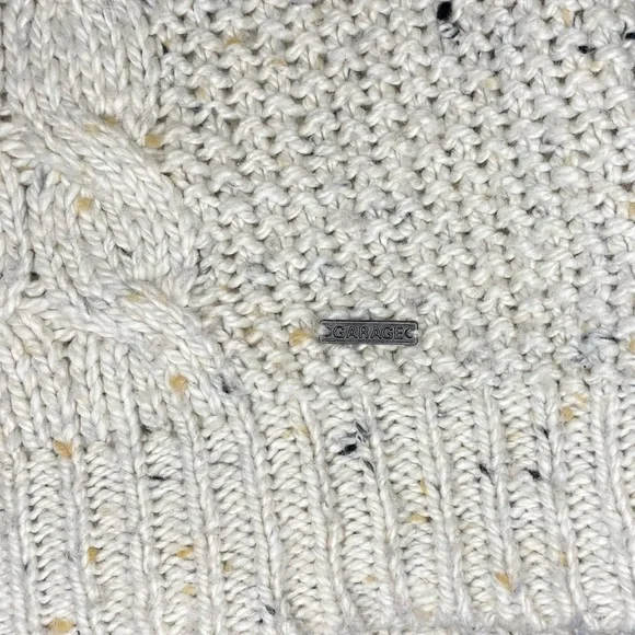 Garage Cream Cable Knit Sweater - Picture 9 of 9